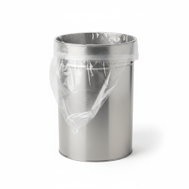 40 Gallon Heavy-Duty Trash Liners - Clear