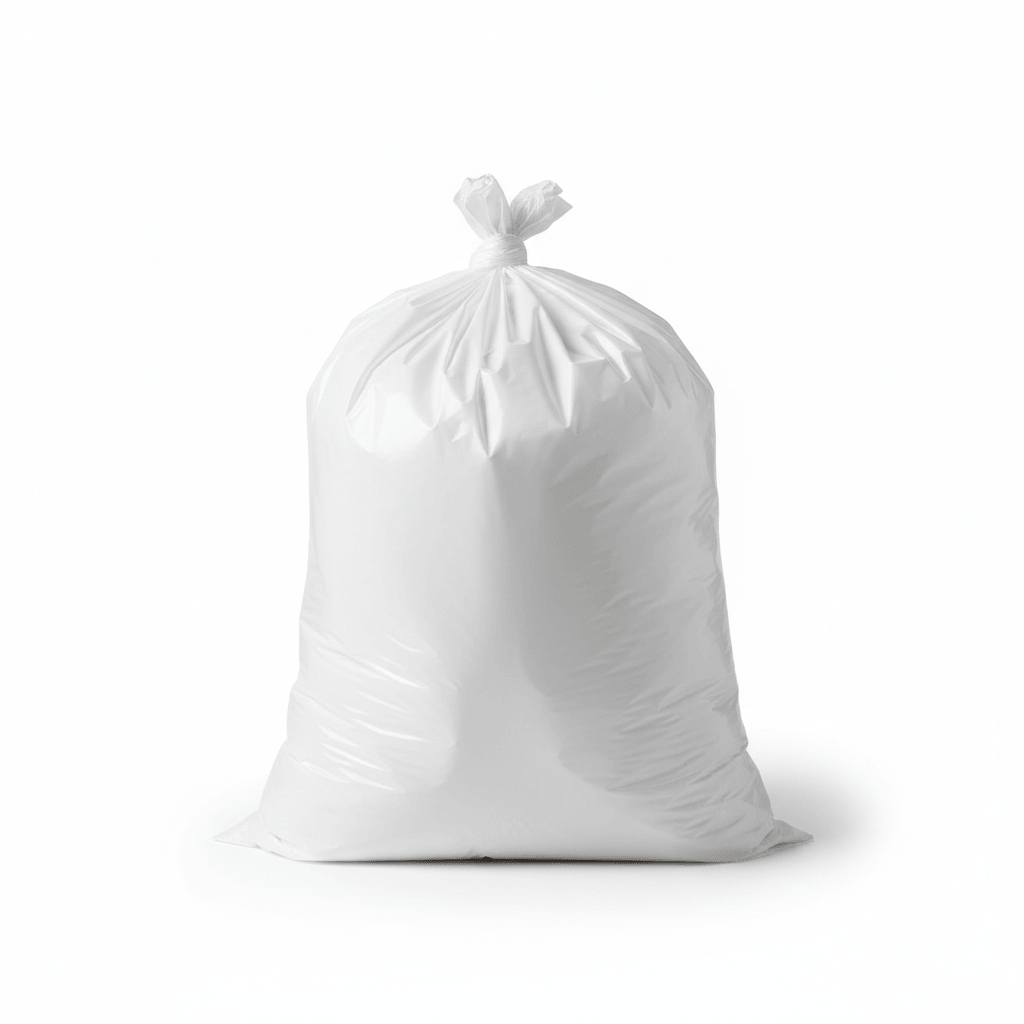 100 count - 30 Gallon Heavy-Duty Trash Liners in Various Colors, White